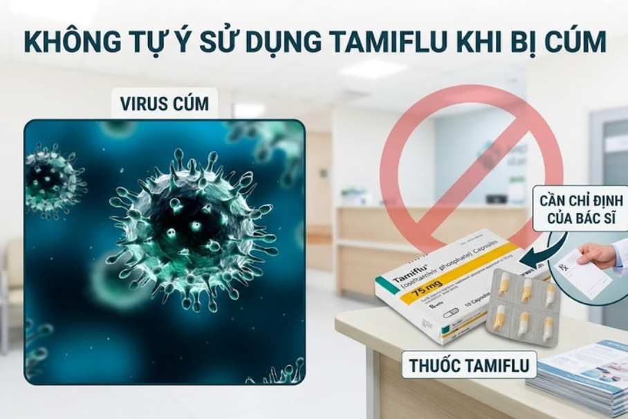 CẢNH BÁO TÌNH TRẠNG TỰ Ý SỬ DỤNG TAMIFLU KHI CÚM A GIA TĂNG